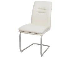 Silla de comedor MCW-H70 (juego de 6), crema-beige