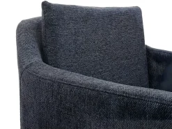 Silla de comedor MCW-H93 (set de 2), tela/textil gris oscuro