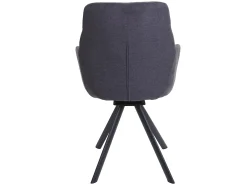 Silla de comedor MCW-J69 (juego de 6), antracita