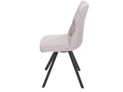 Silla de comedor MCW-J69 (juego de 6), crema-beige