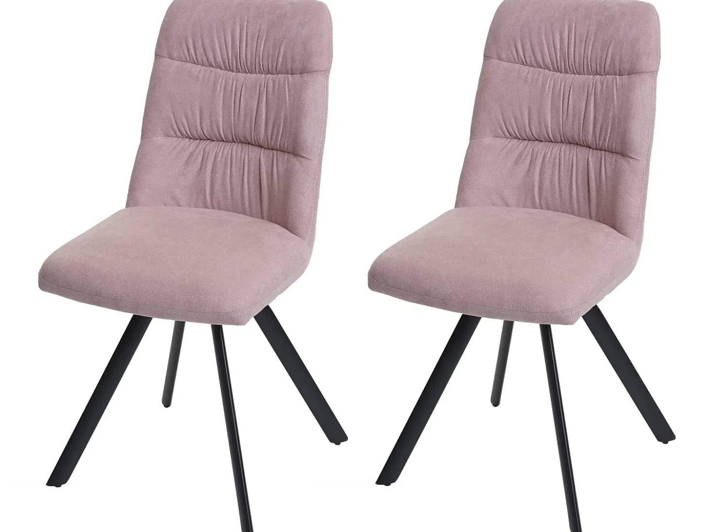 Silla de comedor MCW-J69 (set de 2), rosa