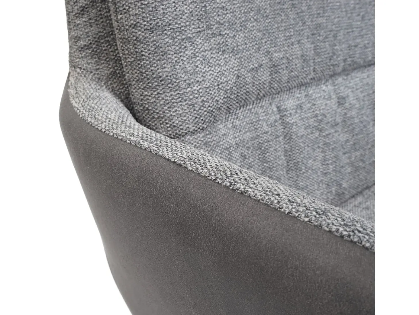 Silla de comedor MCW-K32, gris-gris oscuro