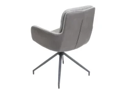 Silla de comedor MCW-K32, gris-gris oscuro