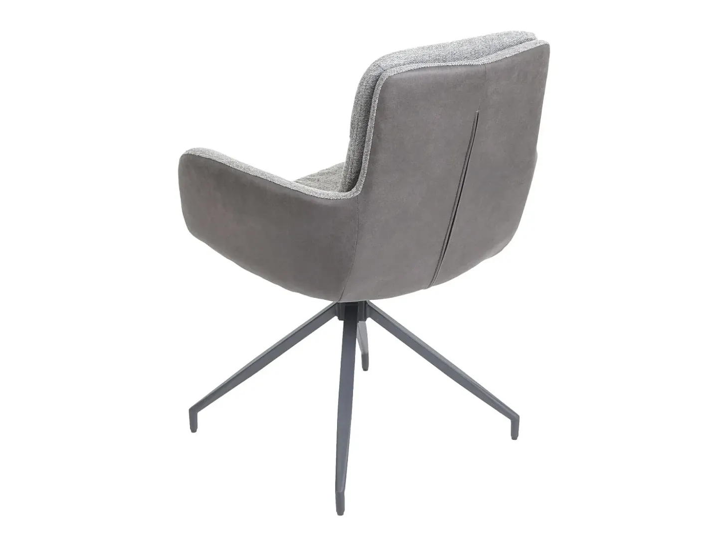 Silla de comedor MCW-K32, gris-gris oscuro