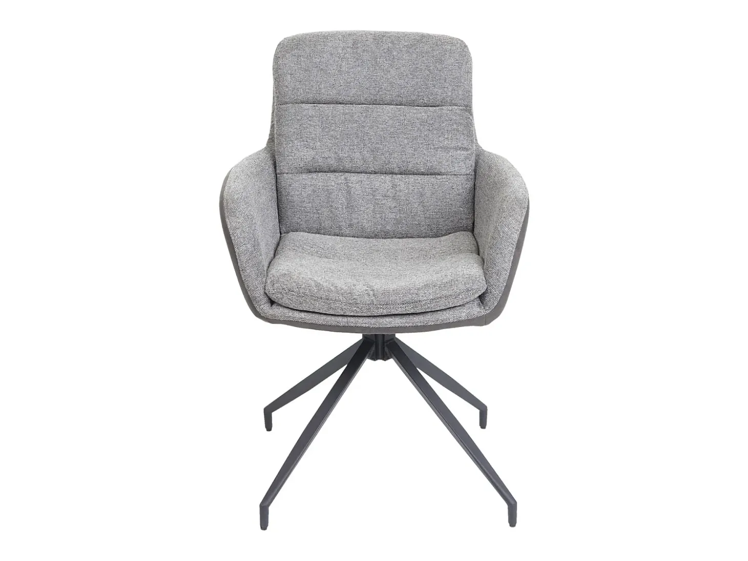 Silla de comedor MCW-K32, gris-gris oscuro