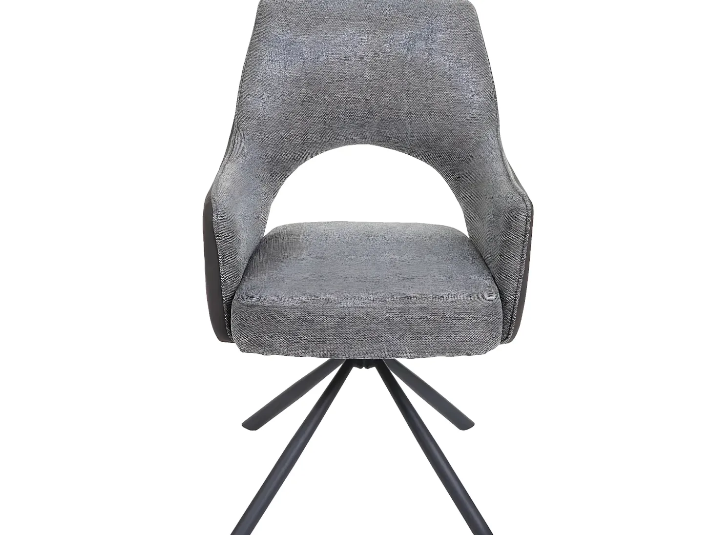 Silla de comedor MCW-K3, gris-gris oscuro