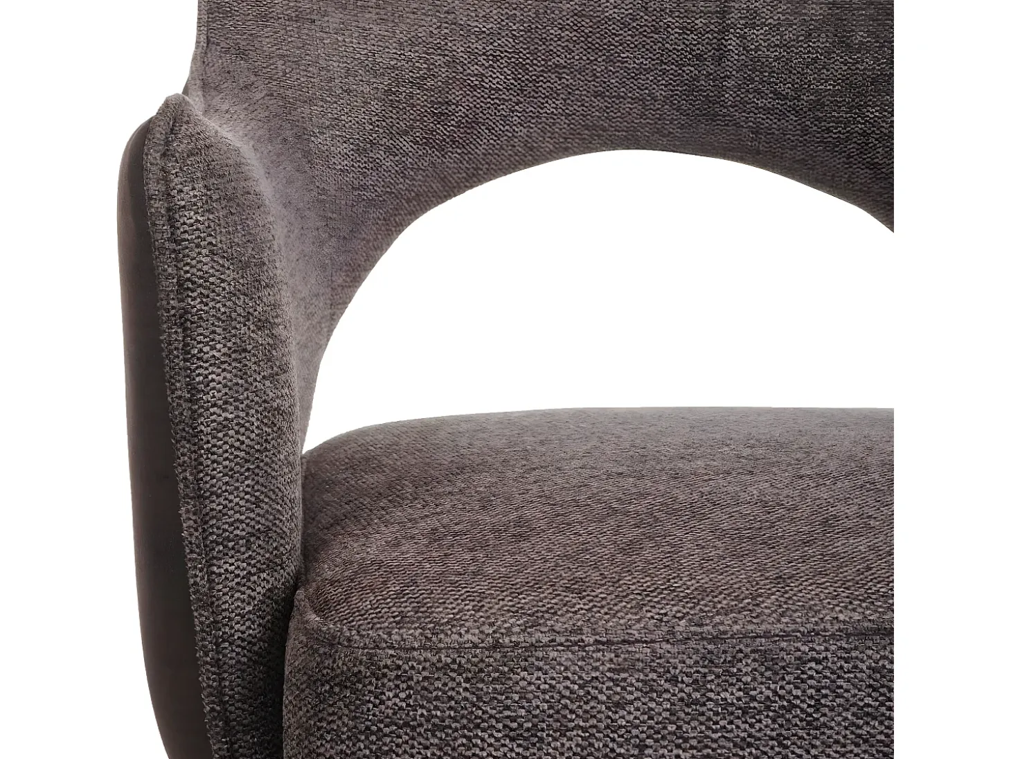 Silla de comedor MCW-K3, marrón-marrón oscuro