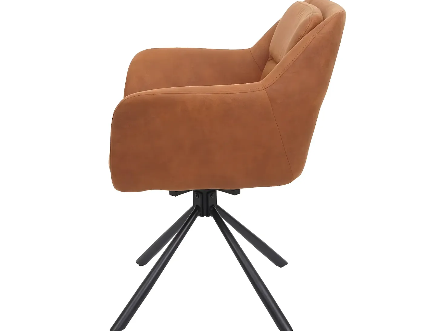 Silla de comedor MCW-K33 (juego de 6), aspecto ante marrón