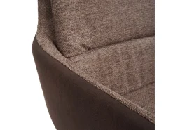 Silla de comedor MCW-K32 (juego de 6), marrón-marrón oscuro