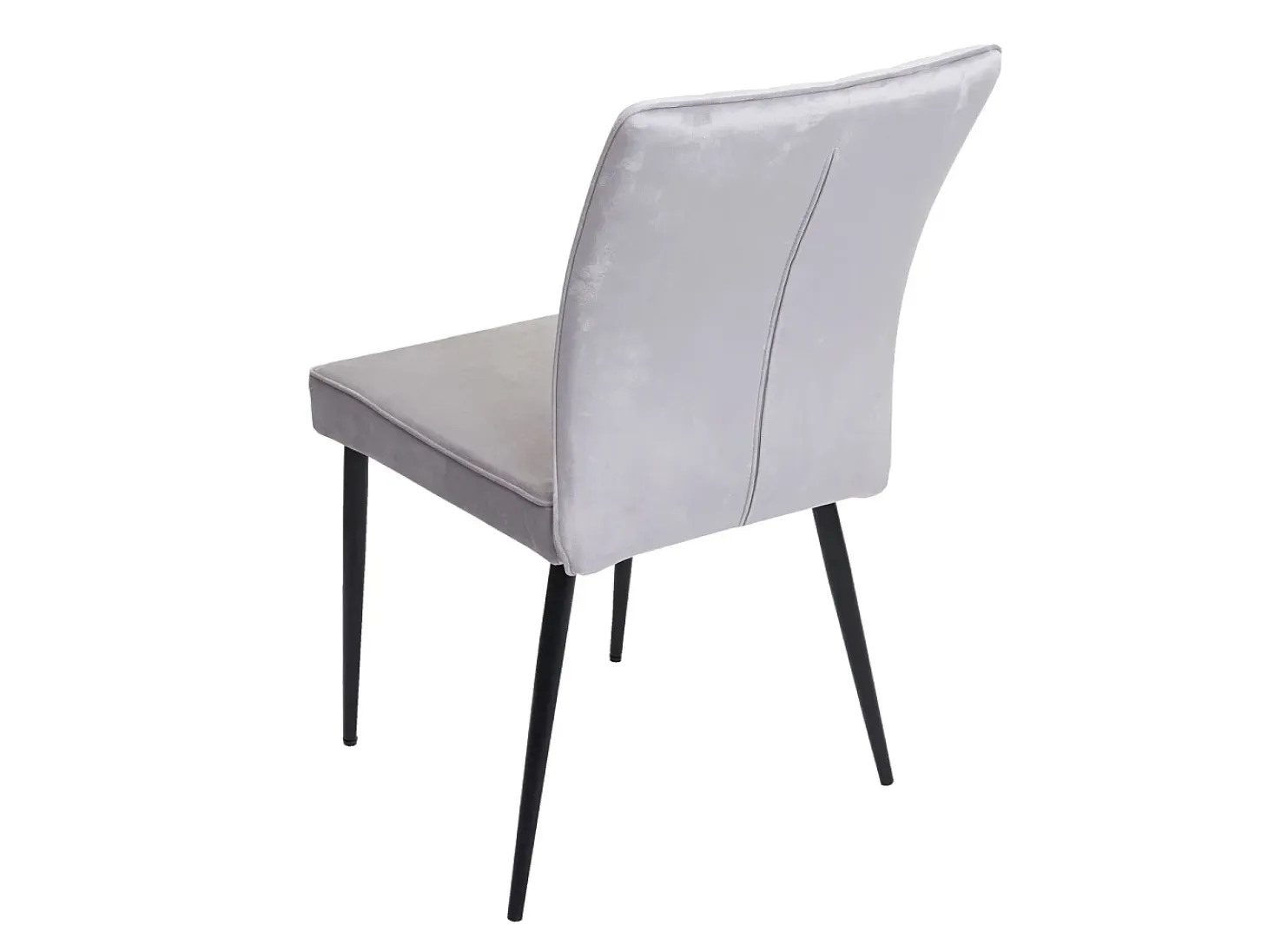 Silla de comedor MCW-K16 (set de 2), gris claro
