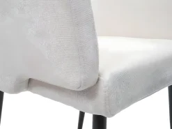 Silla de comedor MCW-L13, crema-blanco