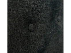 Silla de comedor MCW-L92, tela/textil gris oscuro