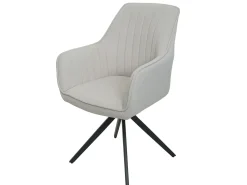 Silla de comedor MCW-L79 (juego de 6), crema-beige