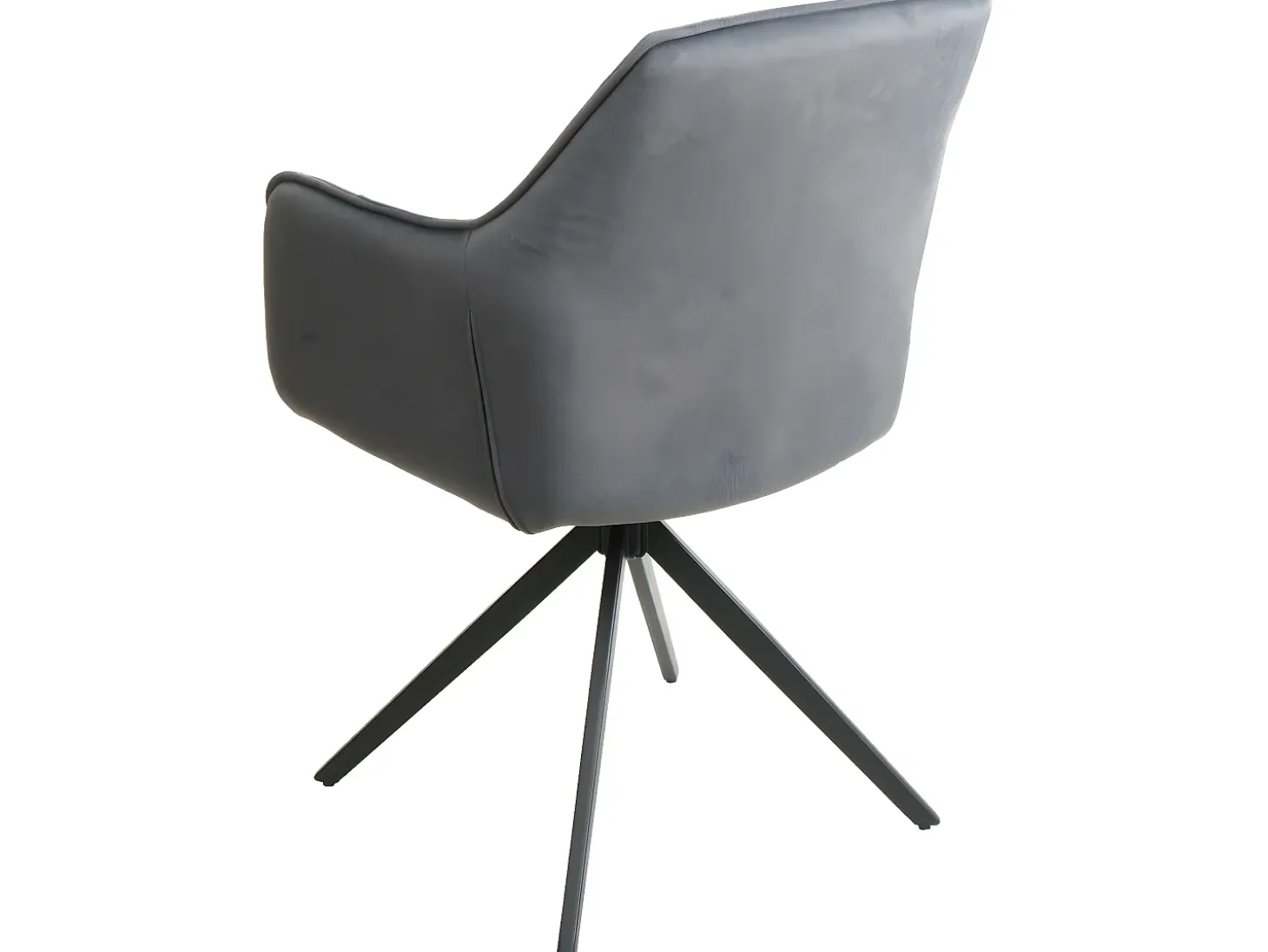 Silla de comedor MCW-L80 (set de 2), antracita