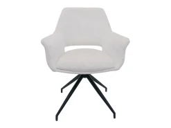 Silla de comedor MCW-M53, crema-blanco