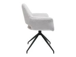 Silla de comedor MCW-M53, crema-blanco
