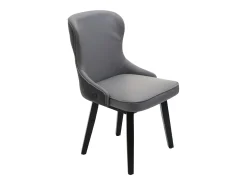 Silla de comedor MCW-M60 (juego de 6), gris oscuro-gris claro