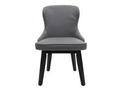 Silla de comedor MCW-M60 (juego de 6), gris oscuro-gris claro