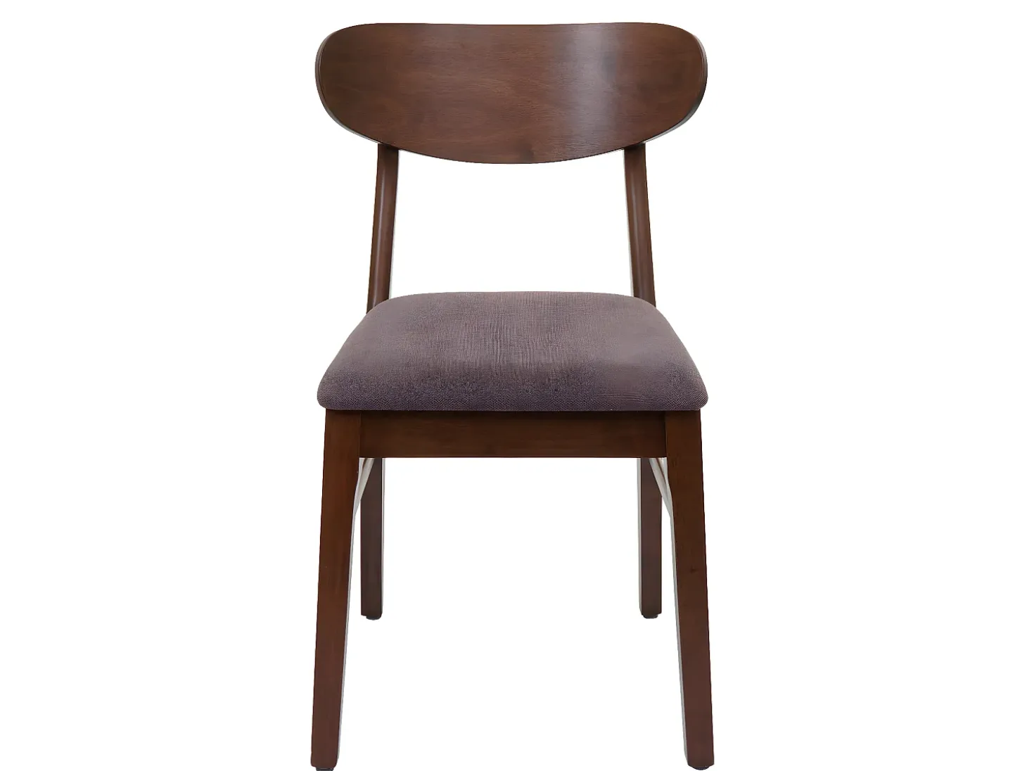 Silla de comedor MCW-M59 (juego de 6), estructura oscura, topo