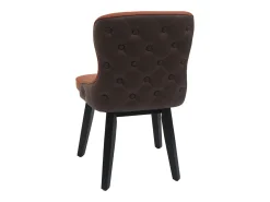 Silla de comedor MCW-M60 (juego de 6), terracota-marrón