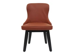 Silla de comedor MCW-M60 (juego de 6), terracota-marrón