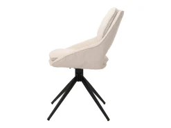 Silla de comedor MCW-N74 (juego de 6), color crema