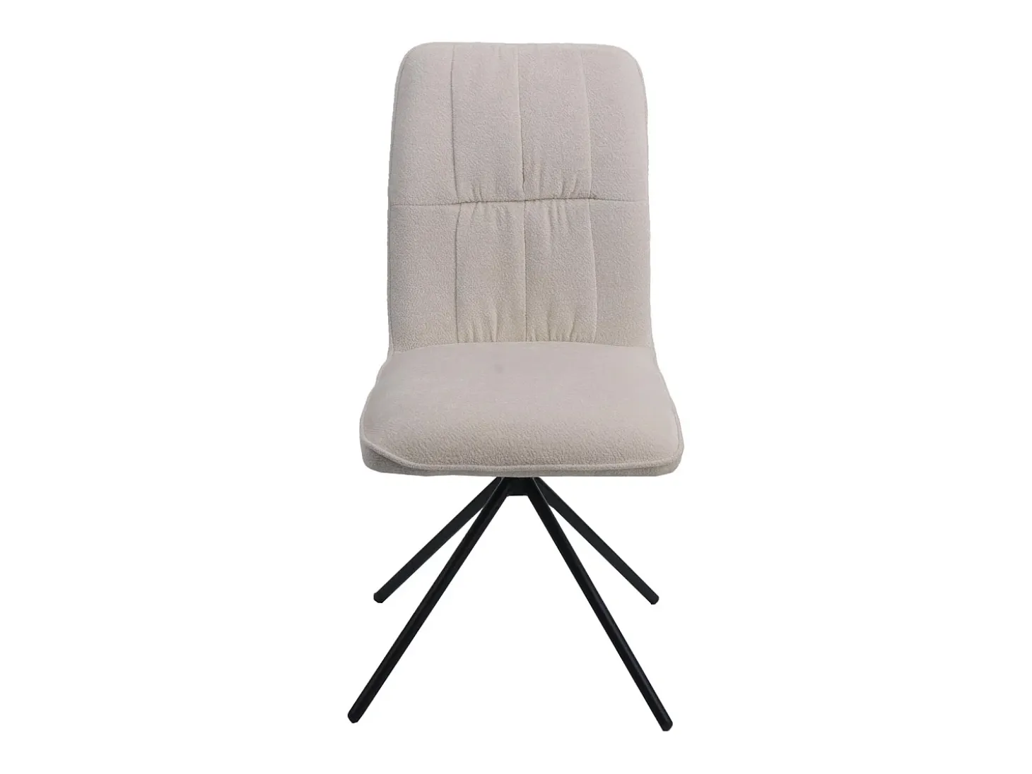 Silla de comedor MCW-N99 (juego de 2), crema