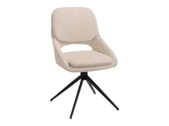 Silla de comedor MCW-N73 (juego de 6), crema-beige