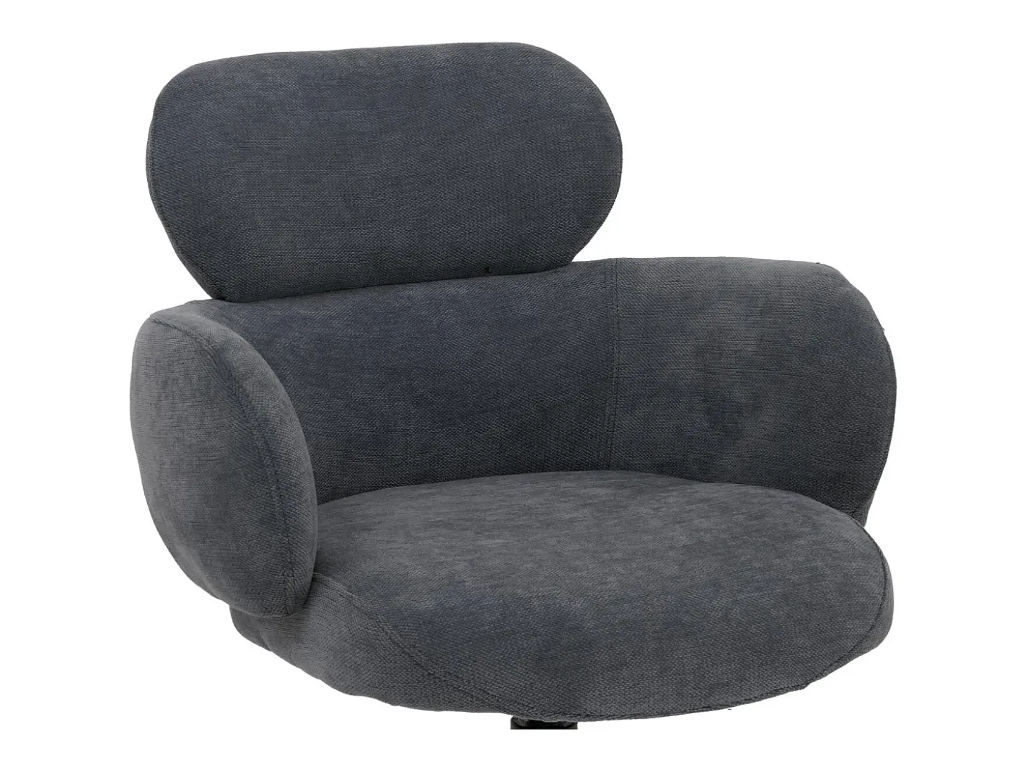 Silla de comedor MCW-O77, gris azulado