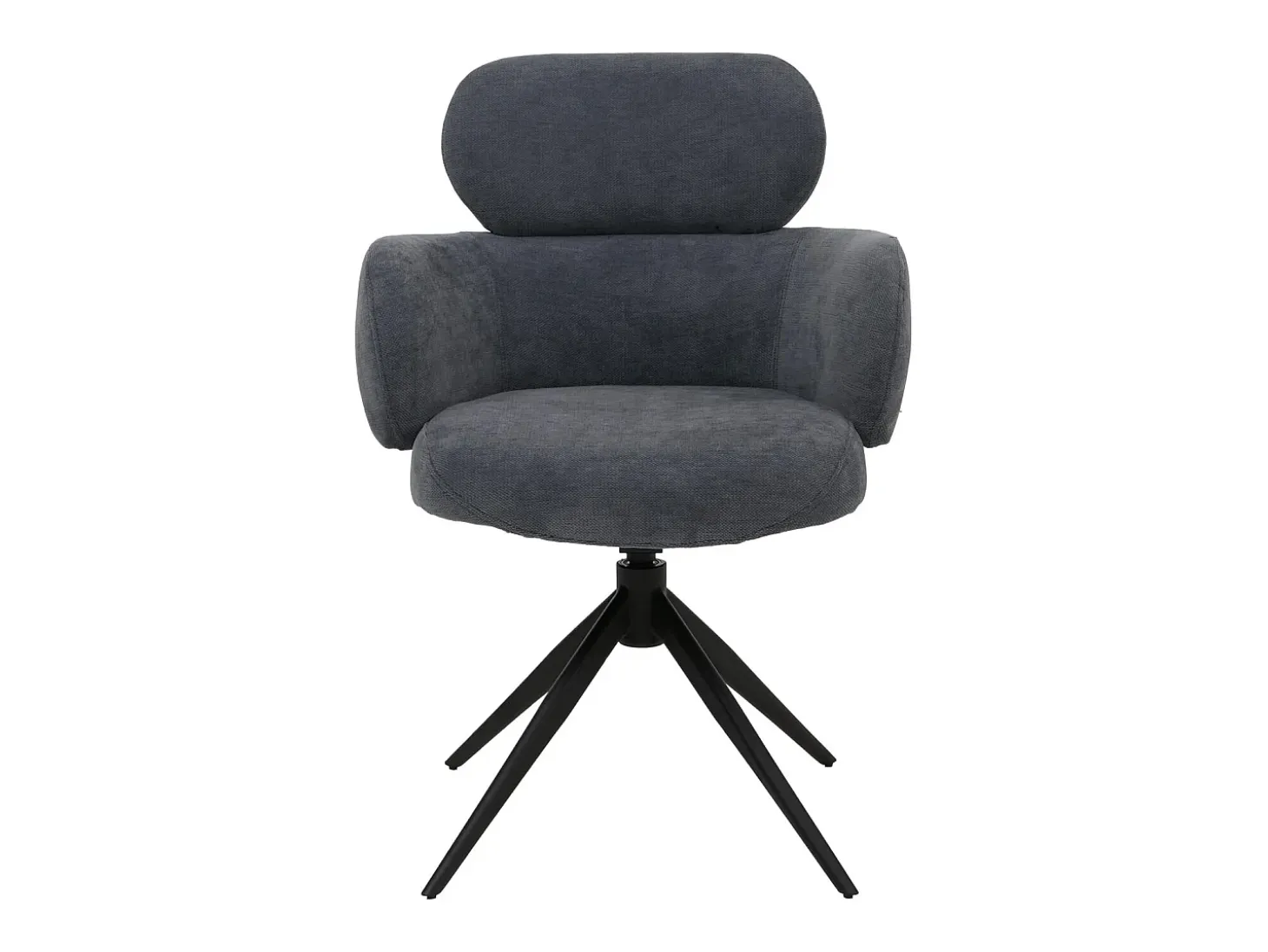 Silla de comedor MCW-O77, gris azulado