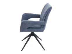 Silla de comedor MCW-O78, gris azulado