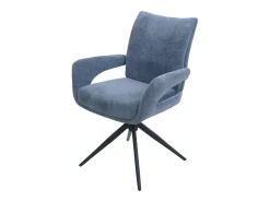 Silla de comedor MCW-O78, gris azulado