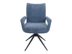Silla de comedor MCW-O78 (juego de 6), gris azulado