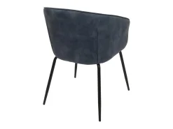 Silla de comedor MCW-O28 (set de 2), azul