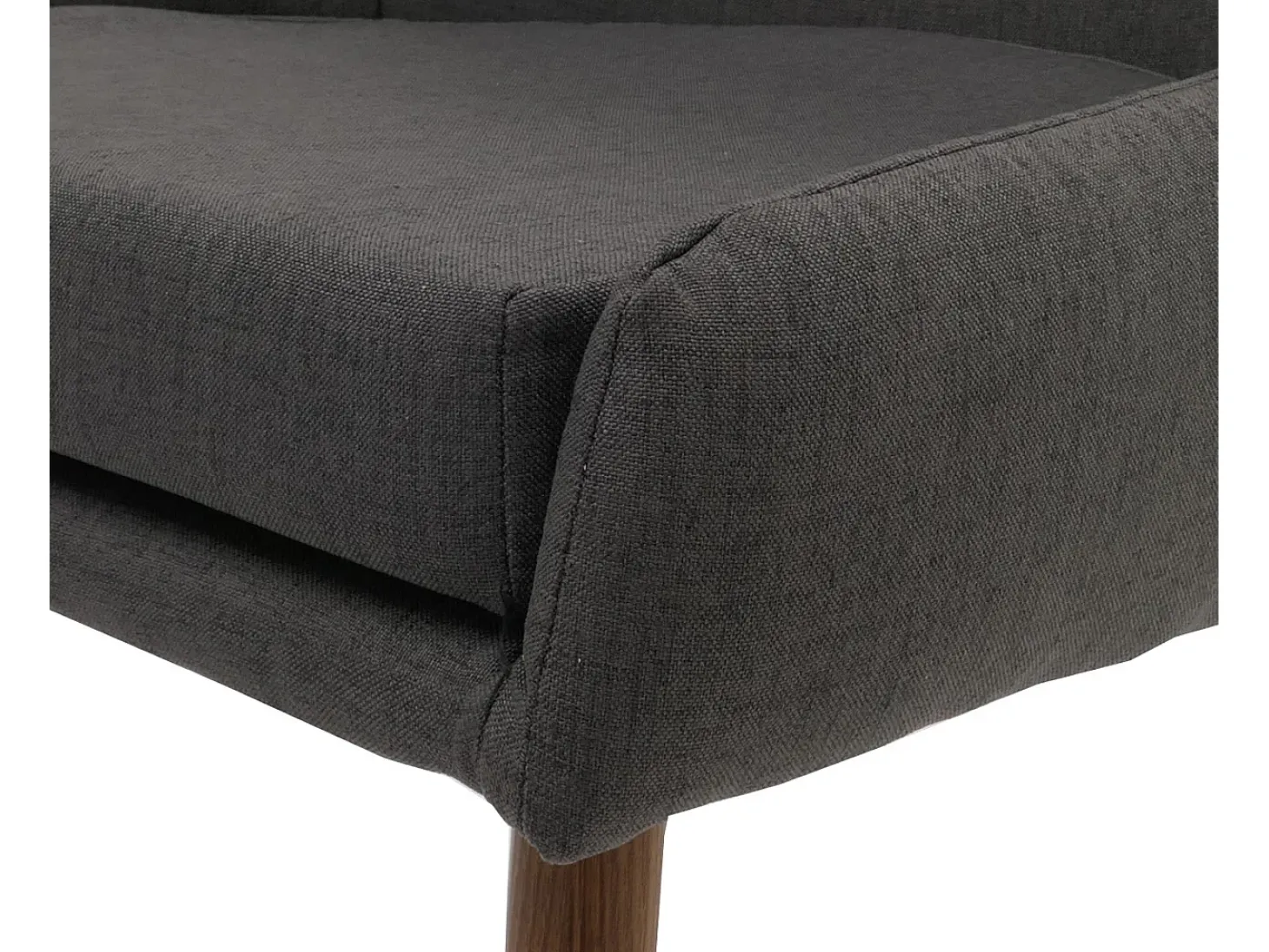 Silla de comedor MCW-O27 (set de 2), gris oscuro