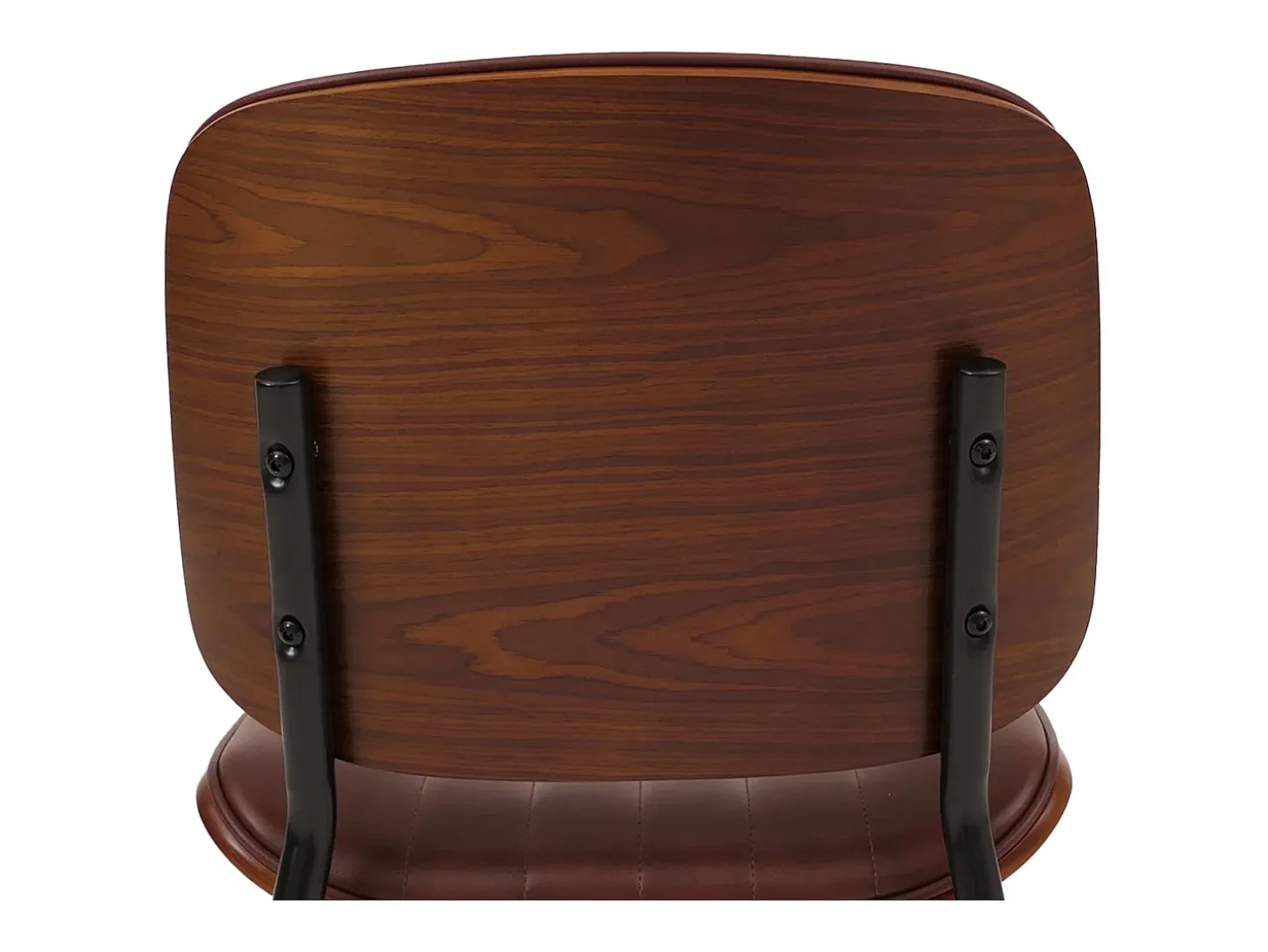 Silla de comedor MCW-O44 (set de 2), aspecto nogal, marrón vintage