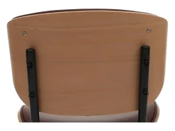 Silla de comedor MCW-O45 (set de 2), natural, marrón vintage
