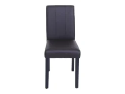 Silla de comedor MCW-O65d (juego de 2), marrón