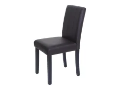Silla de comedor MCW-O65d (juego de 2), marrón