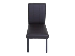 Silla de comedor MCW-O65d (juego de 2), marrón
