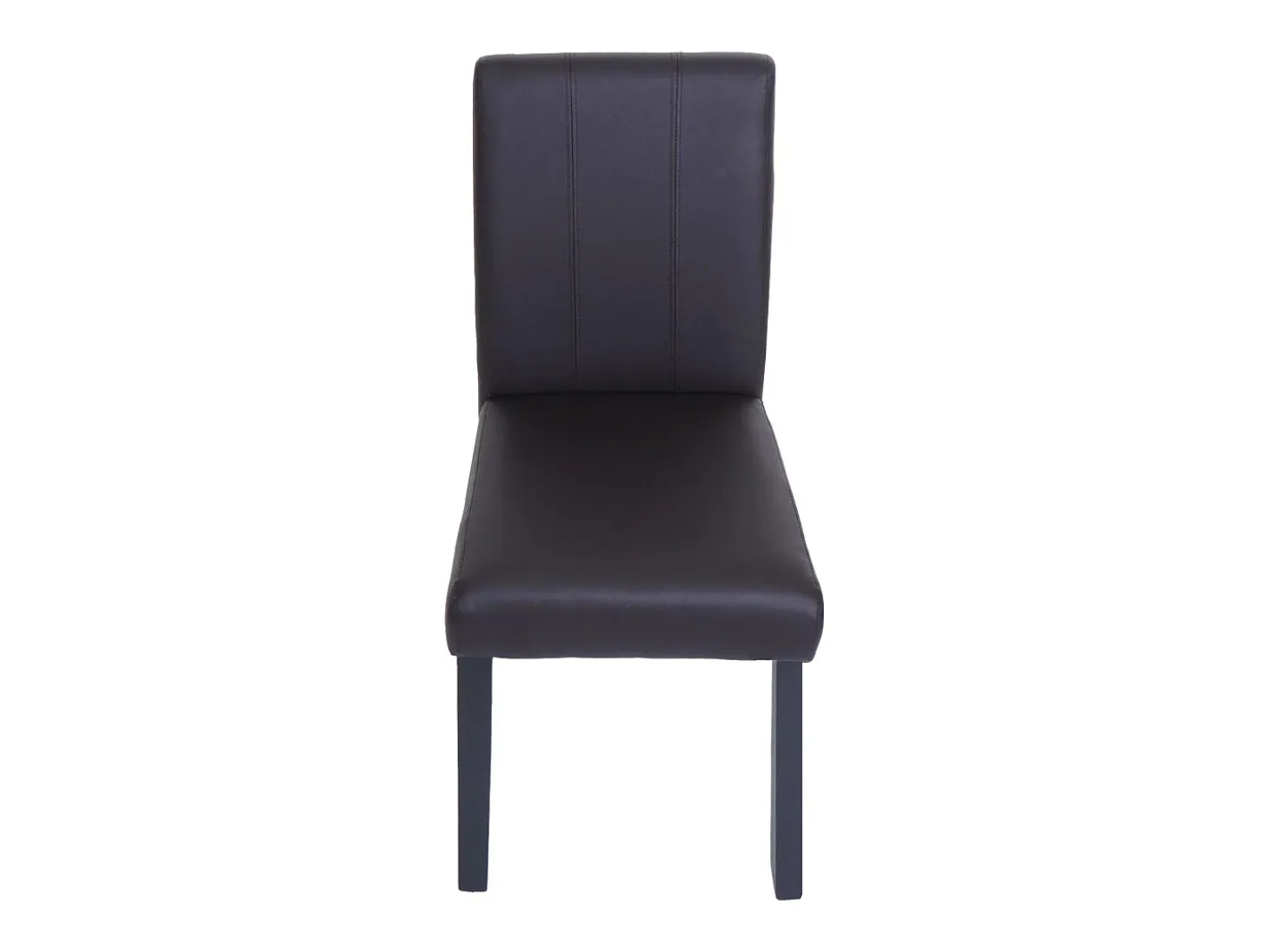 Silla de comedor MCW-O65d (juego de 2), marrón