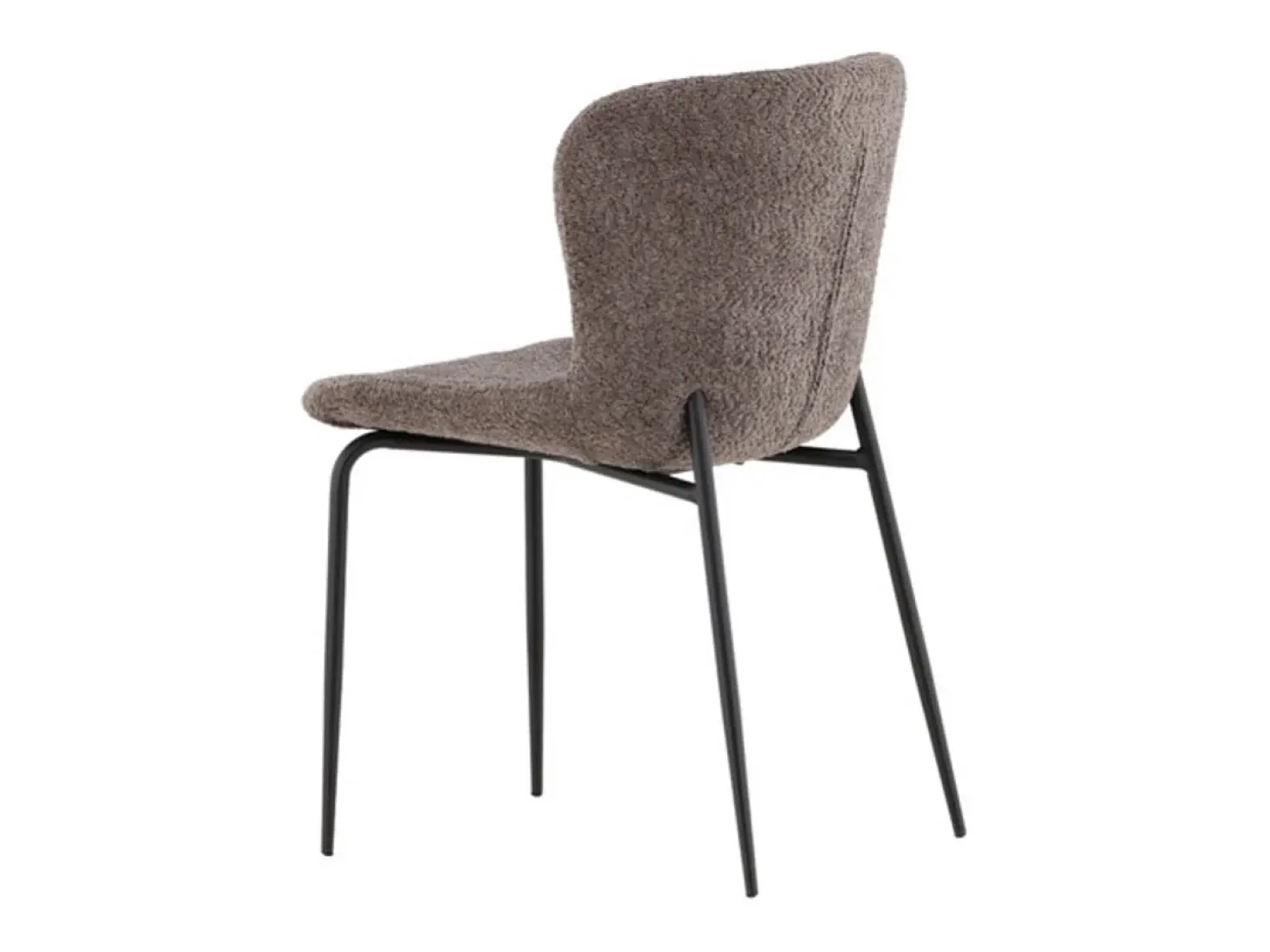 Silla de comedor Modesto marrón.