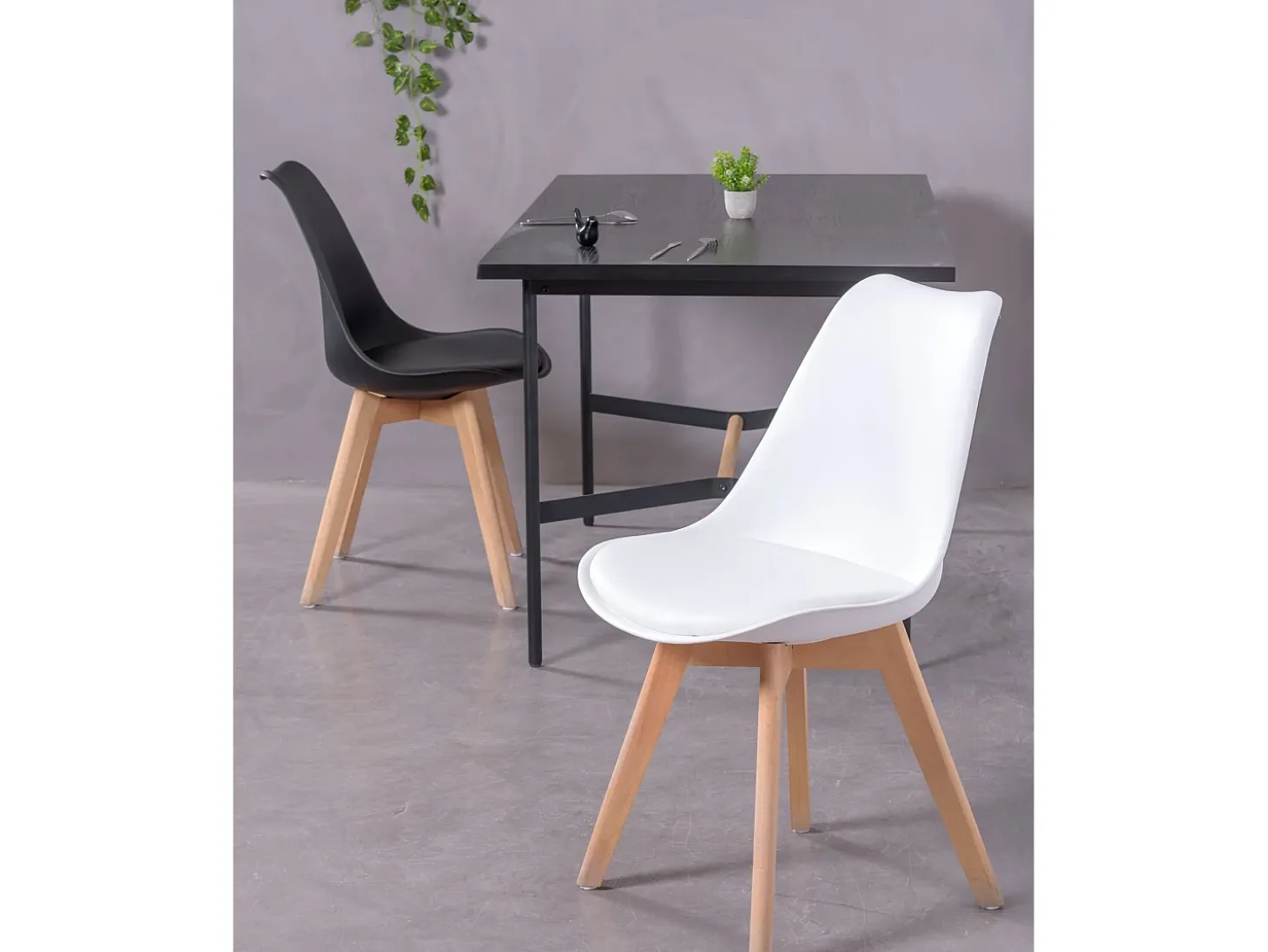 Silla de comedor nórdica - Verona - Blanco