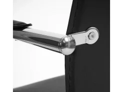 Silla de comedor Perm (set de 2), negro
