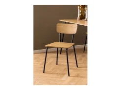 Silla de comedor peru madera natural.