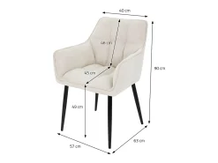 Silla de comedor Silla de salón Silla de cocina Sillón de salón de diseño Silla