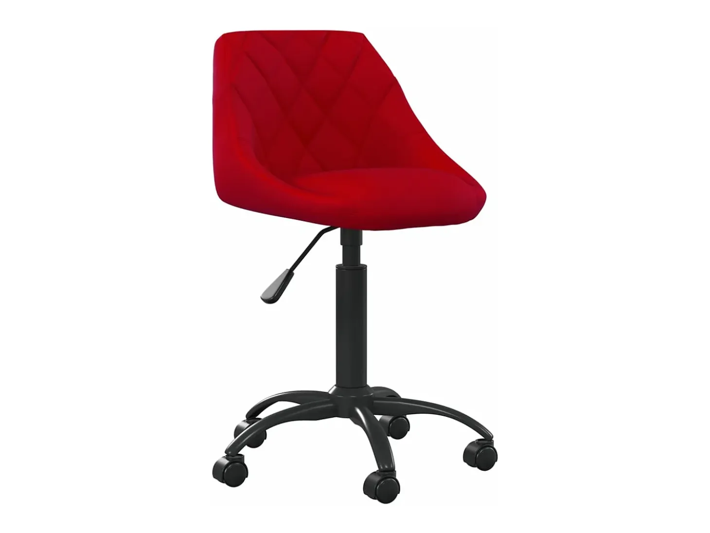 Silla de comedor terciopelo rojo tinto
