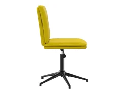 Silla de comedor terciopelo amarillo