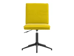 Silla de comedor terciopelo amarillo