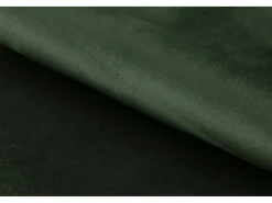 Silla de comedor usada con reposabrazos color verde.